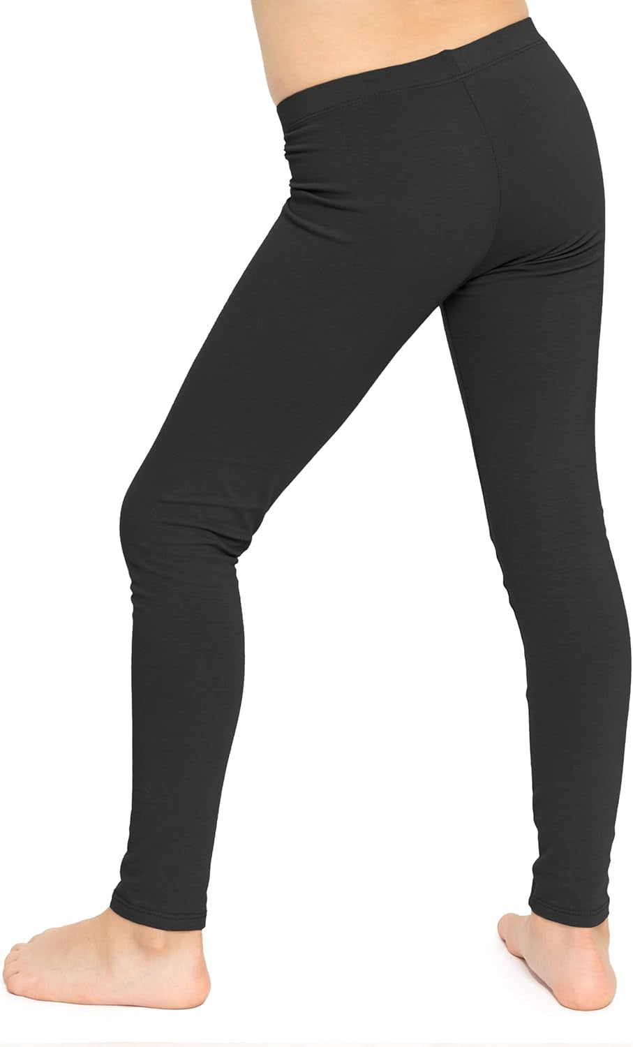 Oh so Soft Solid Youth Girls Leggings | Comfortable Fit for Everyday Activities | Size 2-16